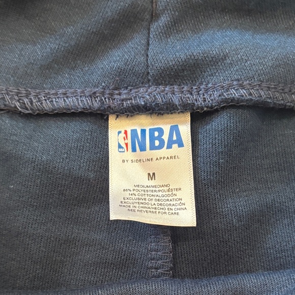 NBA Sideline Apparel Women’s Size Medium Denver Nuggets Cropped Joggers - Picture 9 of 9